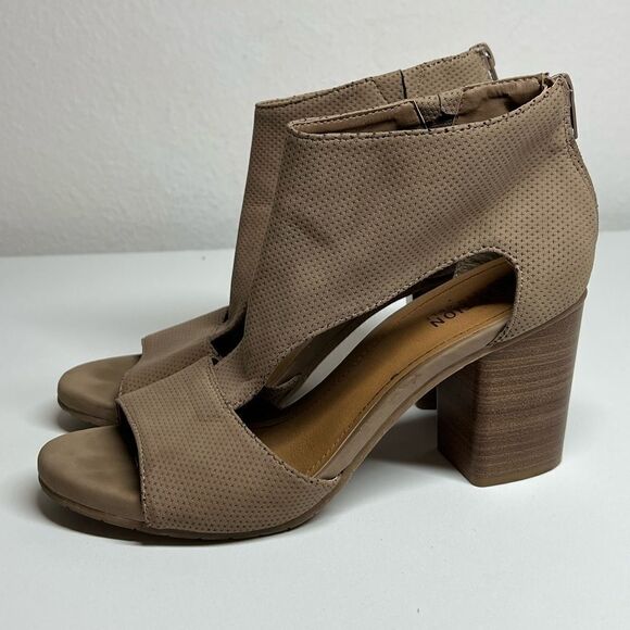 Kenneth Cole Womens Hit T-Strap Taupe T-Strap Heels Size 8,5 - Picture 8 of 16